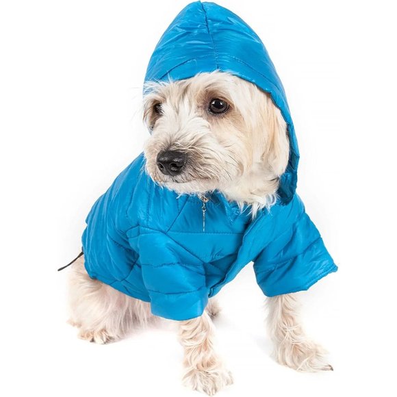 Pet Life Packable Light Weatherproof Coat XL 22-24" Sporty Avalanche - Picture 3 of 4